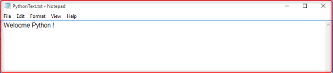 File Handling In Python